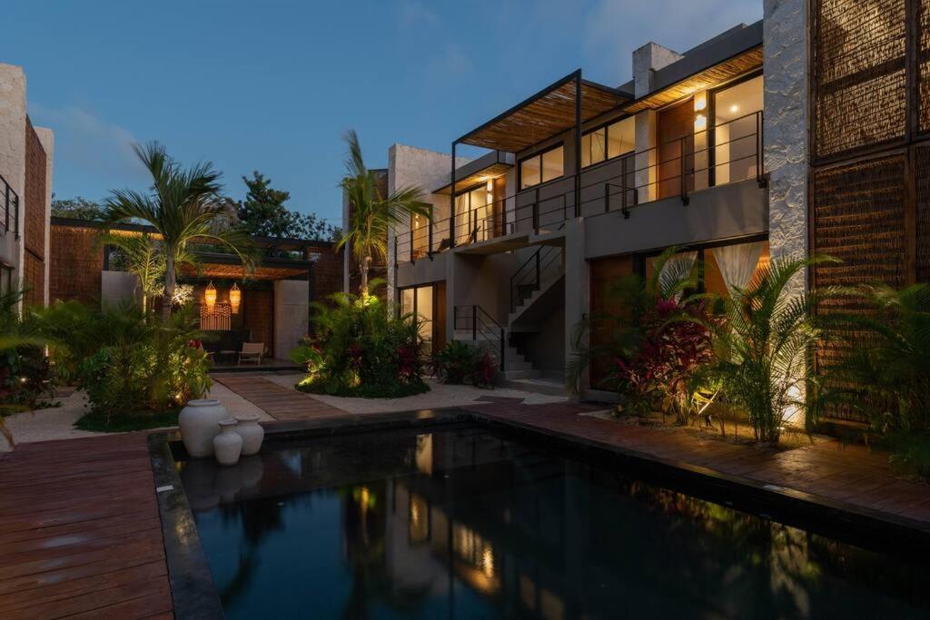 Apartmán Departamento Boho Chic, Alberca Privada , Centrico Tulum Exteriér fotografie