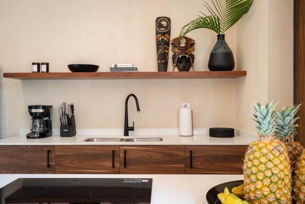 Apartmán Departamento Boho Chic, Alberca Privada , Centrico Tulum Exteriér fotografie